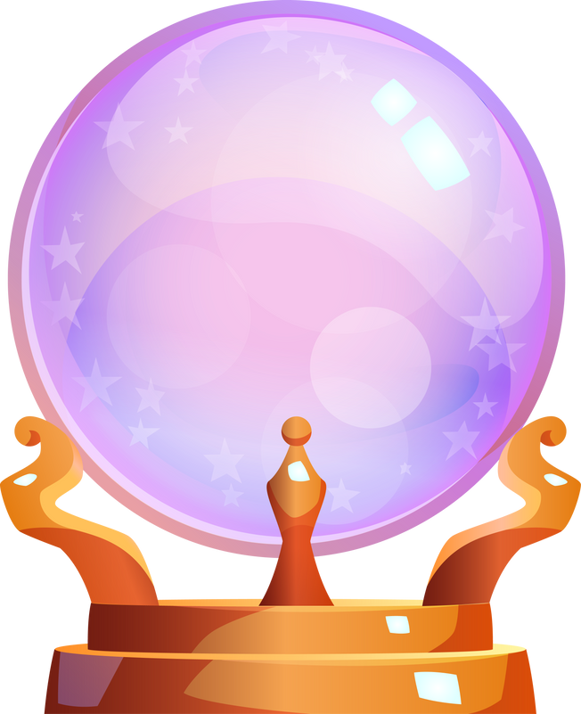 Magic Crystal Ball on Stand